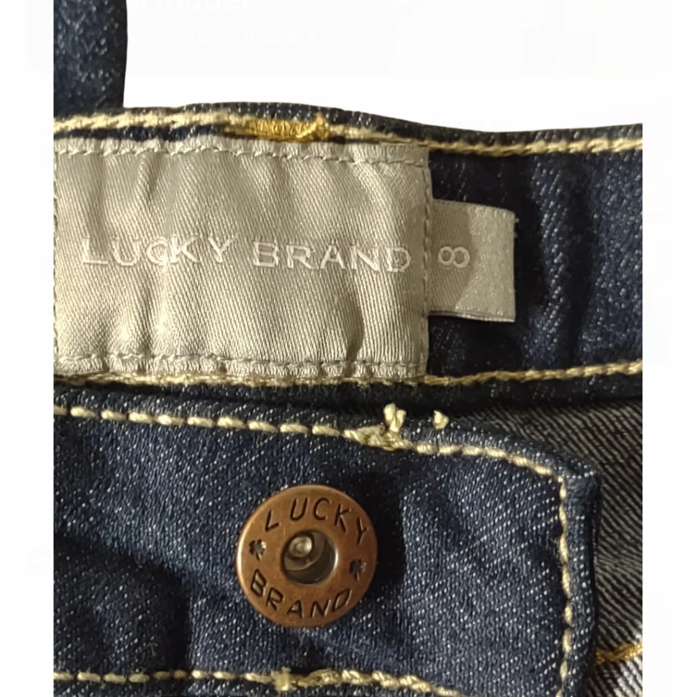 Kids Lucky Brand Zoe Skinny Dark Wash Jeans Size 8